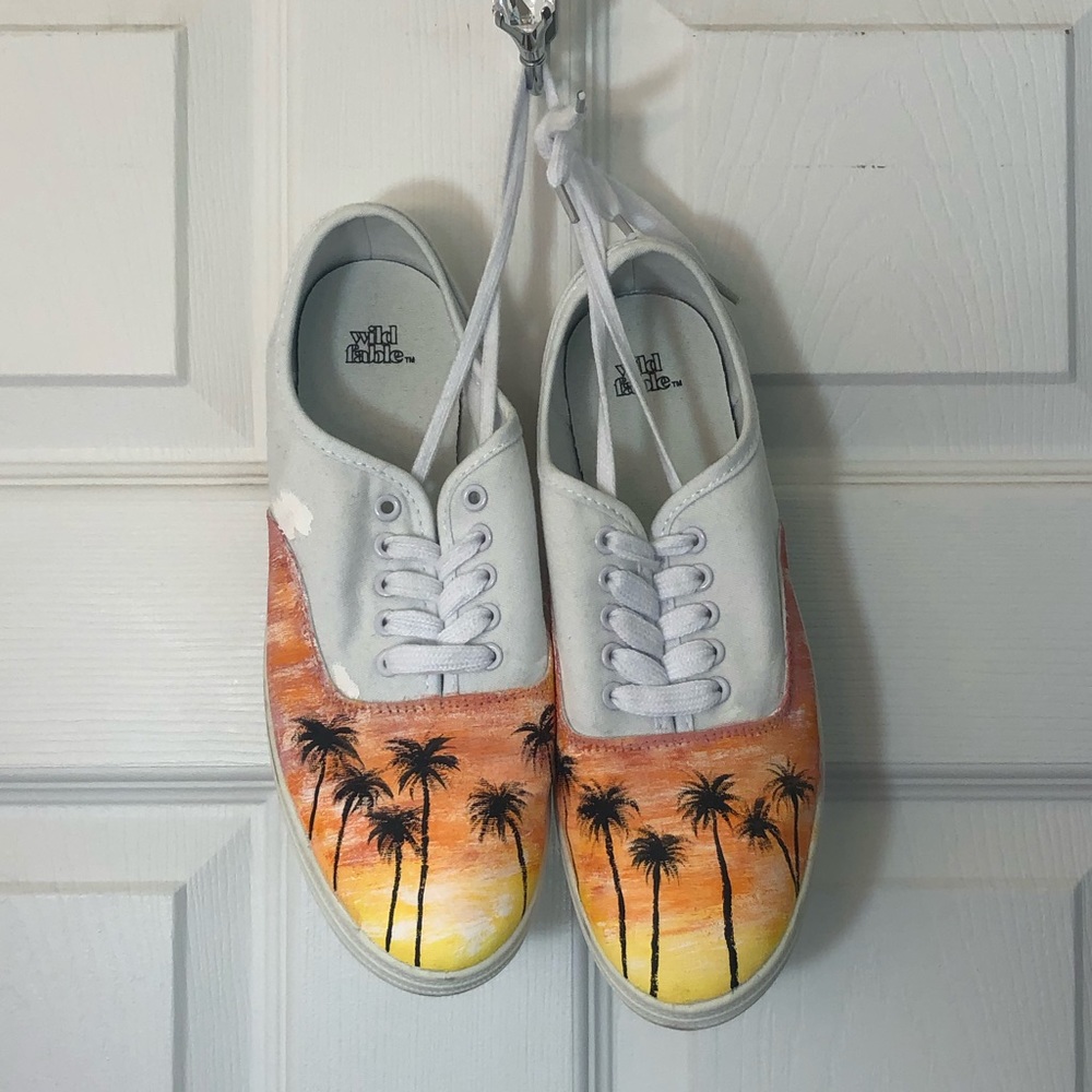 Hand-painted Custom Wild Fable Sneakers